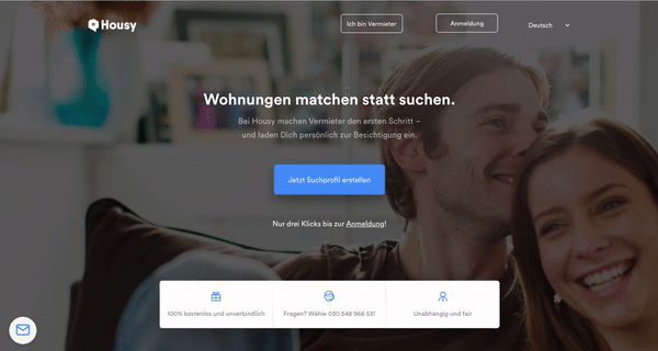 Housy Suchprofil